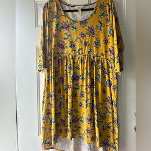 Matilda Jane Yellow Floral XL Womens dress